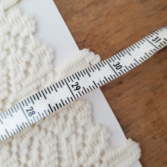 Vtg Christmas Snowmen Holiday Cross-Stitch Lace‎ Runner 14x30 - Picture 7 of 8